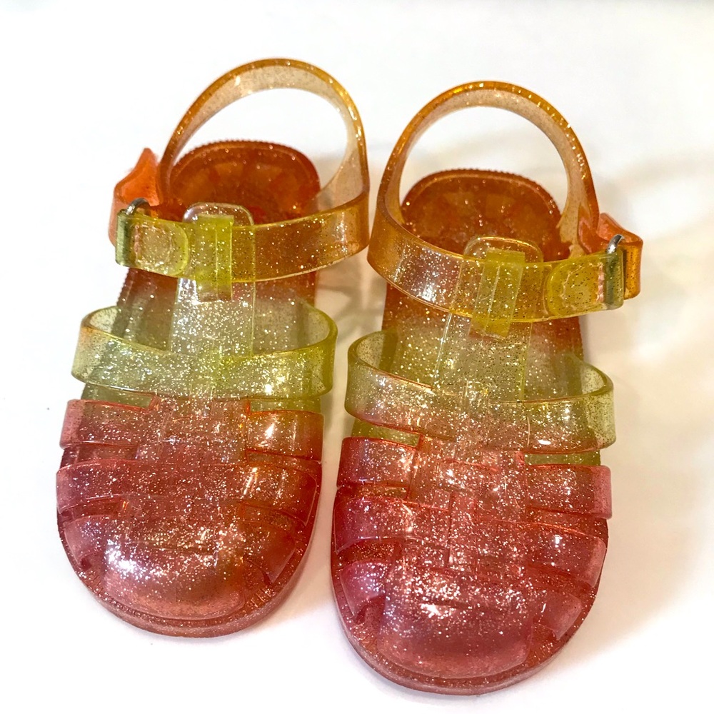 Baby girls OshKosh jelly sandals excellent condition size 7T